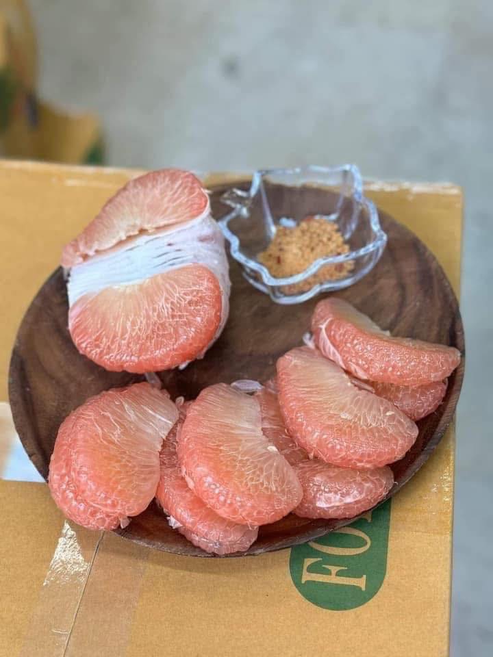 THÙNG 12KG BƯỞI DA XANH THÁI | 10 - 11 quả